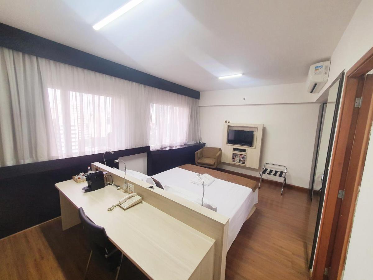 Lindo Flat Em Hotel 4 Estrelas Na Bela Vista São Paulo Kültér fotó